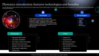Photonics Powerpoint Presentation Slides Compatible Images