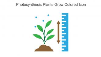 Photosynthesis Plants Grow Colored Icon In Powerpoint Pptx Png And Editable Eps Format