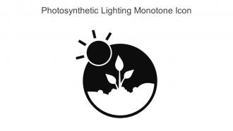 Photosynthetic Lighting Monotone Icon In Powerpoint Pptx Png And Editable Eps Format