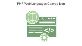 PHP Web Languages Colored Icon In Powerpoint Pptx Png And Editable Eps Format
