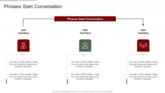 Phrases Start Conversation In Powerpoint And Google Slides Cpb