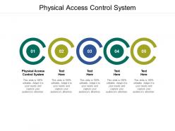 Physical access control system ppt powerpoint presentation icon infographic template cpb