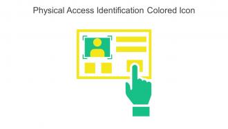 Physical Access Identification Colored Icon In Powerpoint Pptx Png And Editable Eps Format