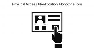 Physical Access Identification Monotone Icon In Powerpoint Pptx Png And Editable Eps Format