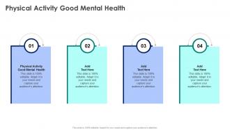 Physical Activity Good Mental Health In Powerpoint And Google Slides Cpb