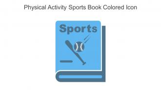Physical Activity Sports Book Colored Icon In Powerpoint Pptx Png And Editable Eps Format