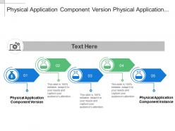 Physical Application Component Version Physical Application Component Instance