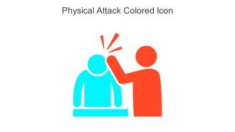 Physical Attack Colored Icon In Powerpoint Pptx Png And Editable Eps Format