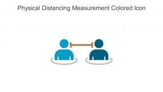 Physical Distancing Measurement Colored Icon In Powerpoint Pptx Png And Editable Eps Format