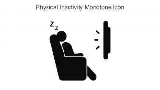 Physical Inactivity Monotone Icon In Powerpoint Pptx Png And Editable Eps Format