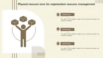 Physical Resource Icons For Organization Resource Management