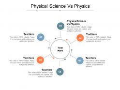 Physical science vs physics ppt powerpoint presentation inspiration graphics cpb