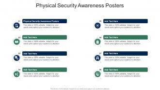 Physical Security Awareness Posters In Powerpoint And Google Slides Cpb