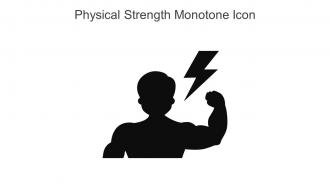 Physical Strength Monotone Icon In Powerpoint Pptx Png And Editable Eps Format