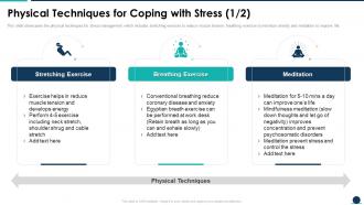 Physical Techniques For Coping With Stress Causes And Management Of Stress