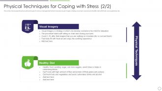 Physical Techniques For Coping With Stress Visual Workplace Stress Management Strategies