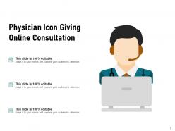 Physician Icon Along Calendar Measuring Consultation Service