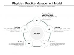 Physician practice management model ppt powerpoint presentation pictures show cpb