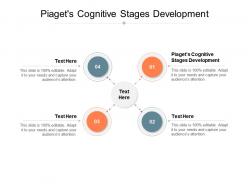 Piagets cognitive stages development ppt powerpoint presentation outline gallery cpb