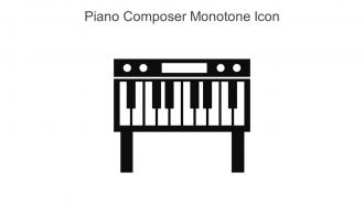 Piano Composer Monotone Icon In Powerpoint Pptx Png And Editable Eps Format