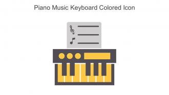 Piano Music Keyboard Colored Icon In Powerpoint Pptx Png And Editable Eps Format