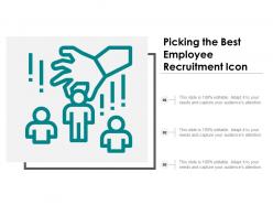 Picking the best employee recruitment icon