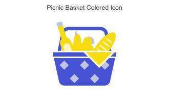 Picnic Basket Colored Icon In Powerpoint Pptx Png And Editable Eps Format
