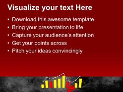 Pics of bar graphs and downs business powerpoint templates themes