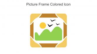 Picture Frame Colored Icon In Powerpoint Pptx Png And Editable Eps Format