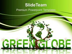 Picture nature download powerpoint templates green globe environment image ppt slide