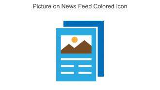 Picture On News Feed Colored Icon In Powerpoint Pptx Png And Editable Eps Format
