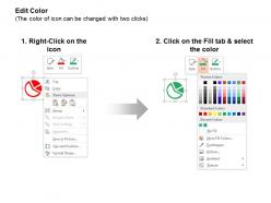 Pie chart delete folder graph line chart ppt icons graphics