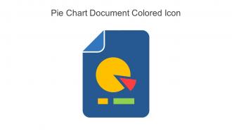 Pie Chart Document Colored Icon In Powerpoint Pptx Png And Editable Eps Format