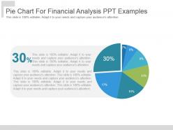 Pie Chart For Financial Analysis Ppt Examples