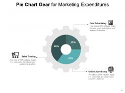 Pie Chart Gear Government Agriculture Marketing Magazines Education Business Finance