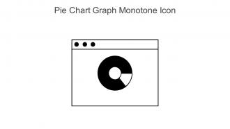 Pie Chart Graph Monotone Icon In Powerpoint Pptx Png And Editable Eps Format