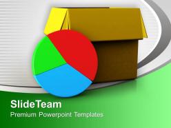 Pie Chart Out Of Box Business Concept Powerpoint Templates Ppt Themes And Graphics 0313