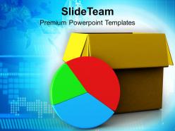 Pie chart out of box marketing business powerpoint templates ppt themes and graphics 0113