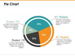 Pie chart ppt icon example introduction