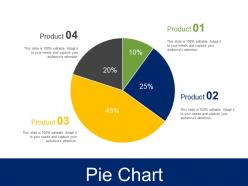 Pie chart ppt infographic template