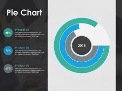 Pie chart ppt show infographic template