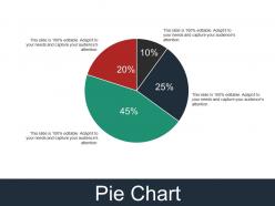 Pie chart presentation layouts template 2