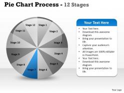 Pie chart process 12 stages 3