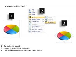 Pie chart process 4 stages 6
