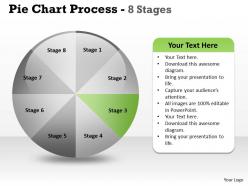 Pie chart process 8 stages 7
