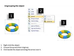Pie chart process circular 7 stages 3