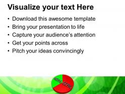 Pie chart with 60 40 percentage success powerpoint templates ppt themes and graphics 0213