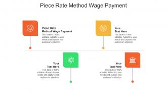 Piece rate method wage payment ppt powerpoint presentation icon professional cpb