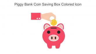 Piggy Bank Coin Saving Box Colored Icon In Powerpoint Pptx Png And Editable Eps Format
