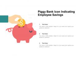 Piggy bank icon indicating employee savings